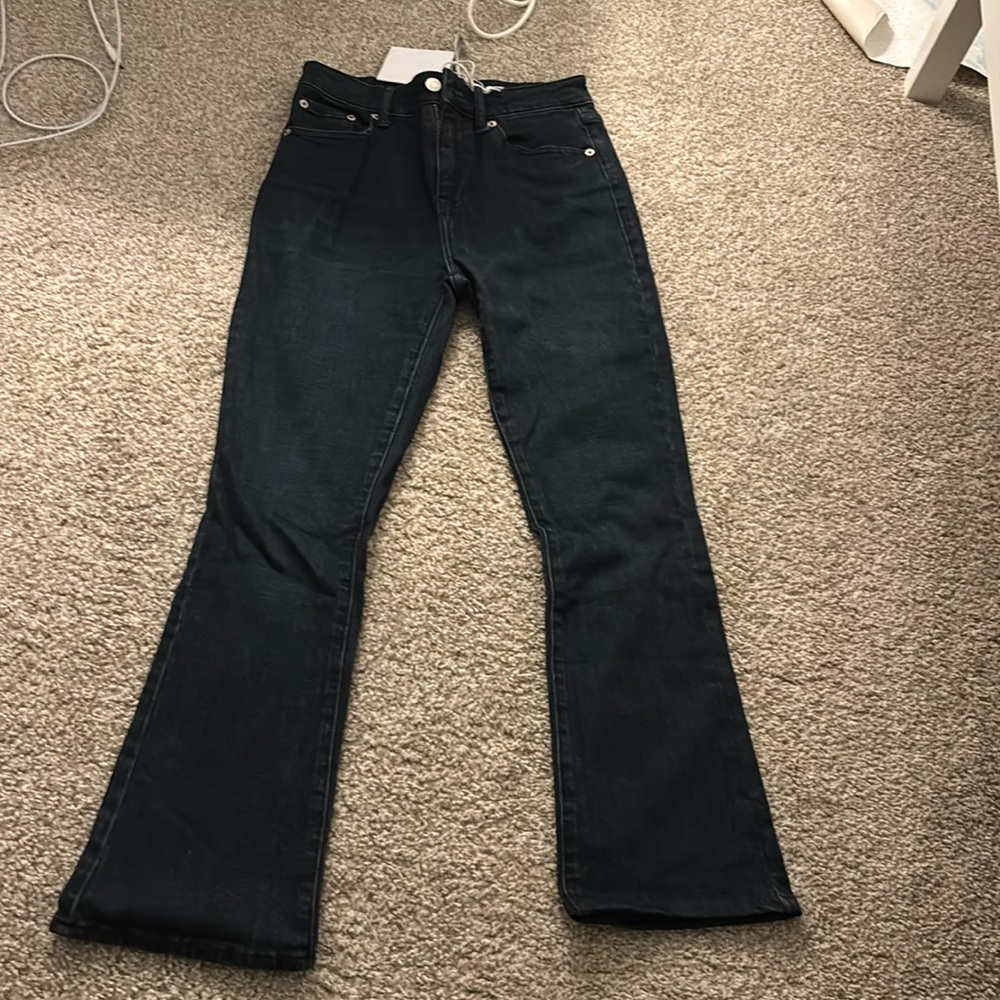 Dark wash pistola jeans